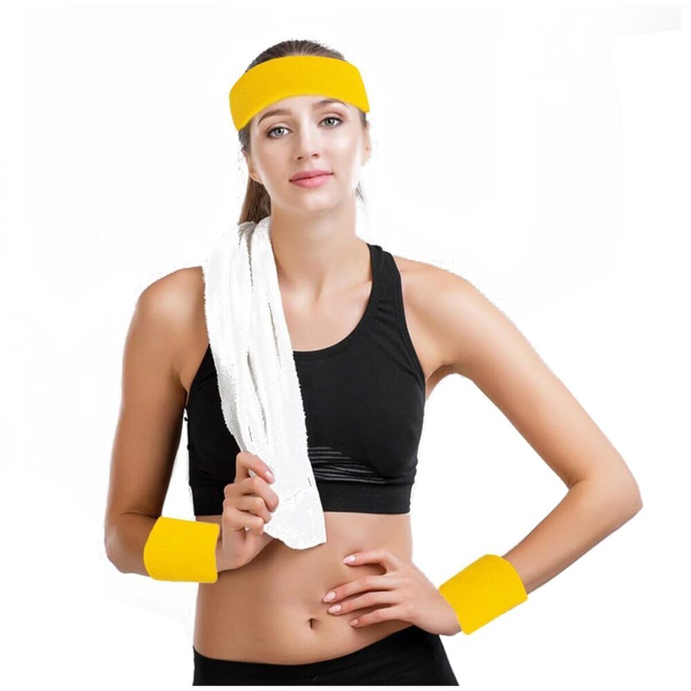 8776 Sweatband Striped Sock Set For Sweatband Headband High View 5